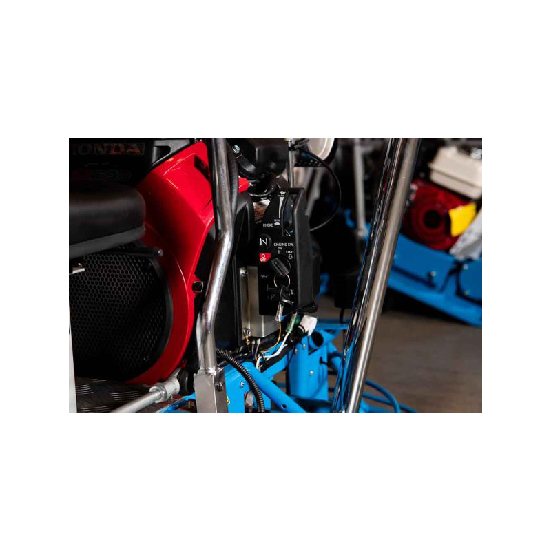 Bartell_Global_BXR836_Ride_on_Trowel_Close_up_Ignition_View