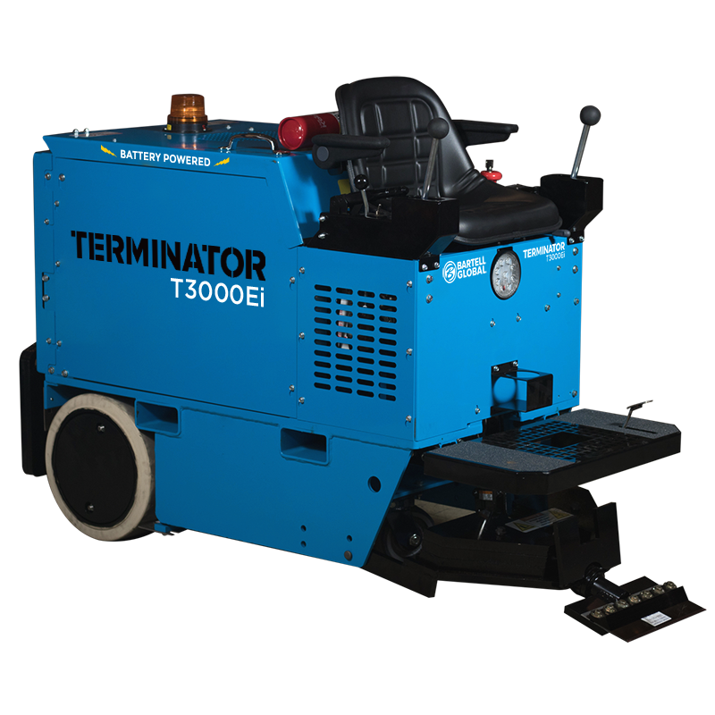 Bartell_Global_Terminator_T3000EI_Ride_on_Floor_Scraper_Front_View