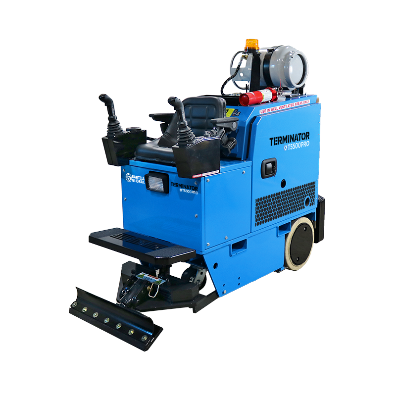 Bartell_Global_Terminator_T5500PRO_Ride_on_Floor_Scraper_Front_View