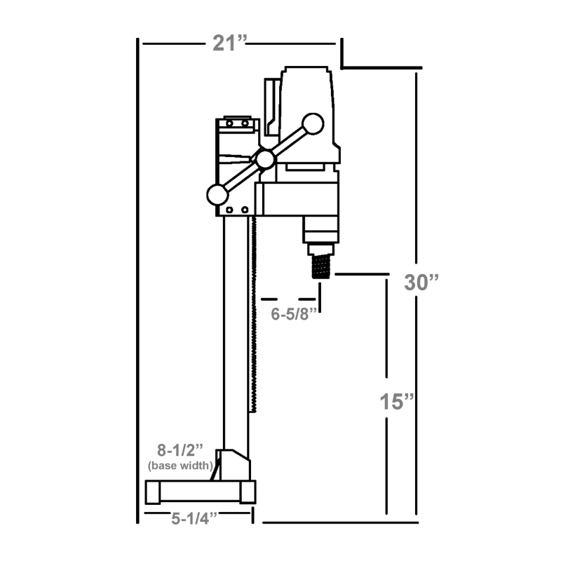 Core_Bore_M1AA_Portable_Core_Rig_Dimensions