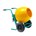 IMER_USA_Wheelman_II_Wheelbarrow_Style_Mixer_in_Yellow_Side_View