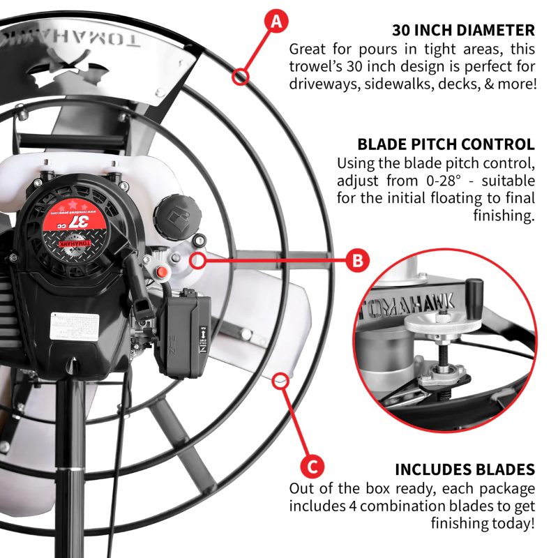 Tomahawk_Power_JXPT30T_30_Power_Trowel_with_37cc_Engine_Blade_Features