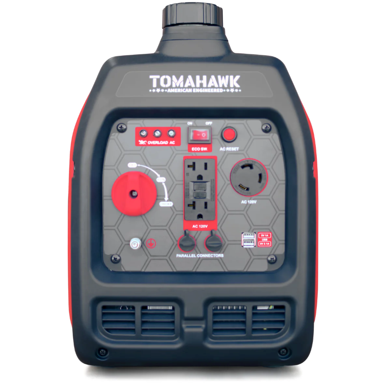 Tomahawk_Power_TG3000i_Gas_Powered_2000_Watt_Inverter_Generator_Back_View
