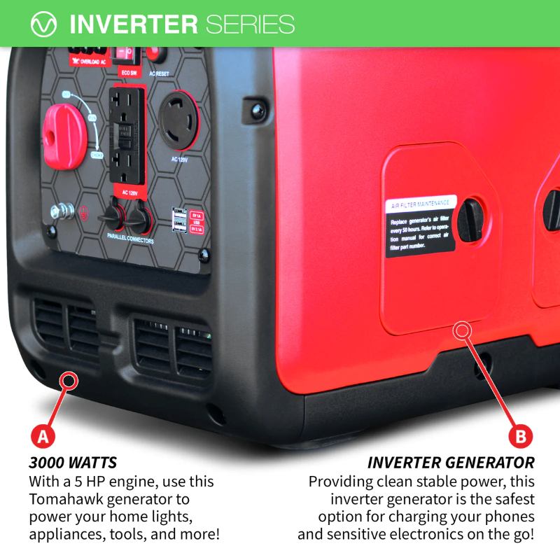 Tomahawk_Power_TG3000i_Gas_Powered_2000_Watt_Inverter_Generator_Info_4