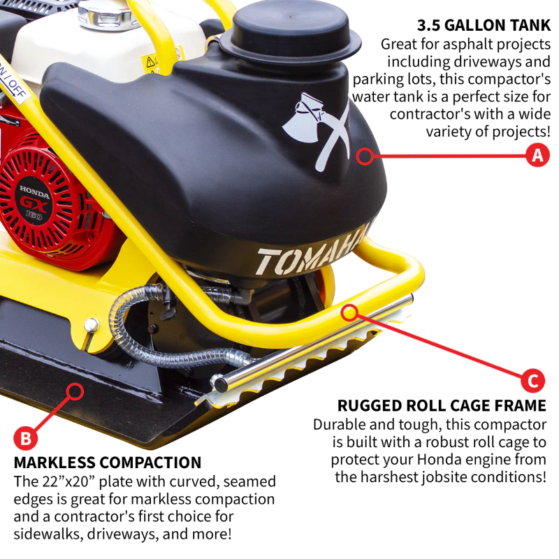 Tomahawk_Power_TPC90H_Plate_Compactor_with_5.5_HP_Honda_Engine_Compaction_Features