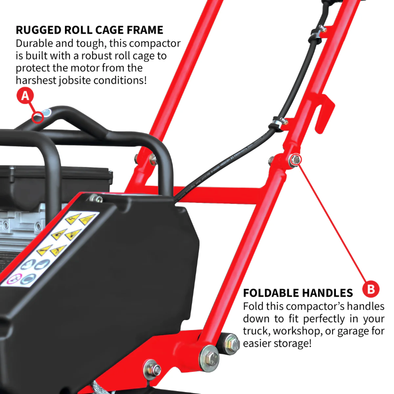 Tomahawk_Power_eJXPC50_Electric_Plate_Compactor_Roll_Cage_Features