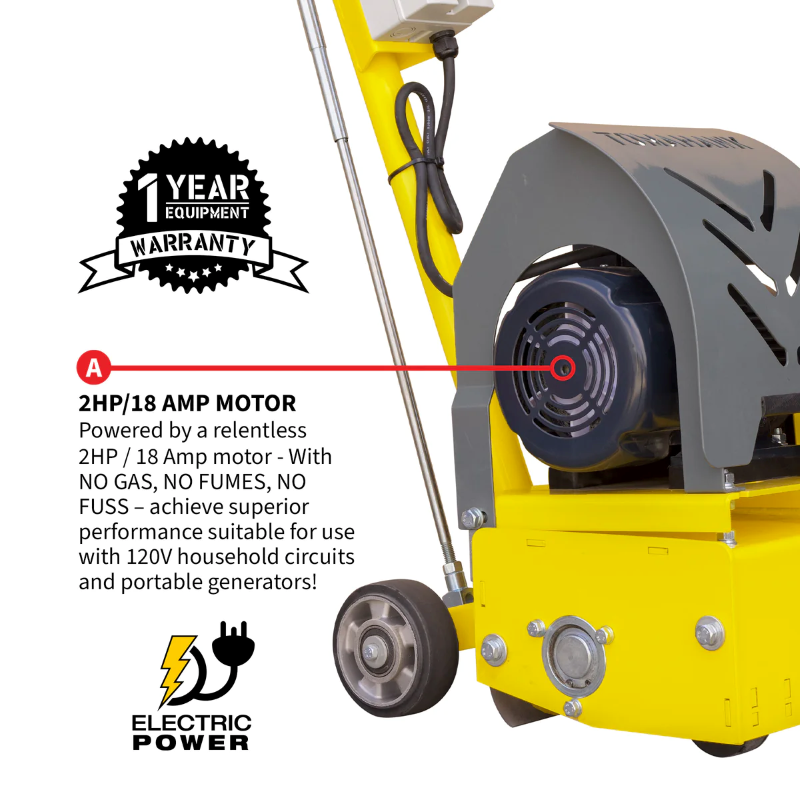 Tomahawk_Power_eTSCAR8_8_inch_Electric_Scarifier_Motor_Features